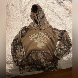 Toddler John deer camo hoodie